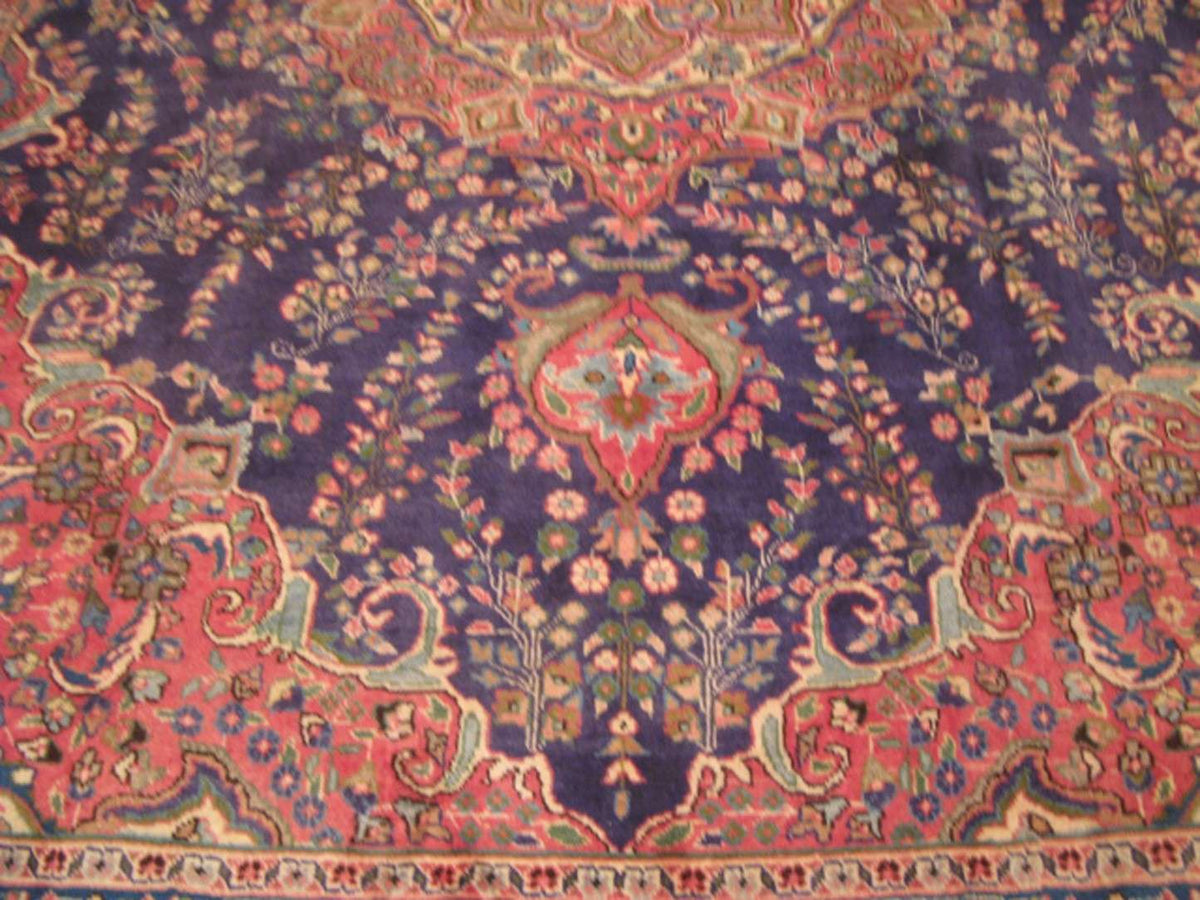 9' 8" x 13' 0" Persian Mashhad Rug image 5