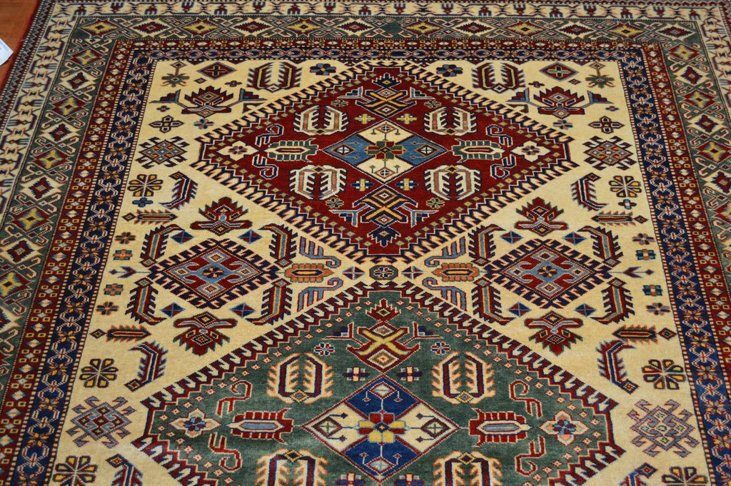 6' 3" x 8' 5" Pakistan Shirvan Rug image 2