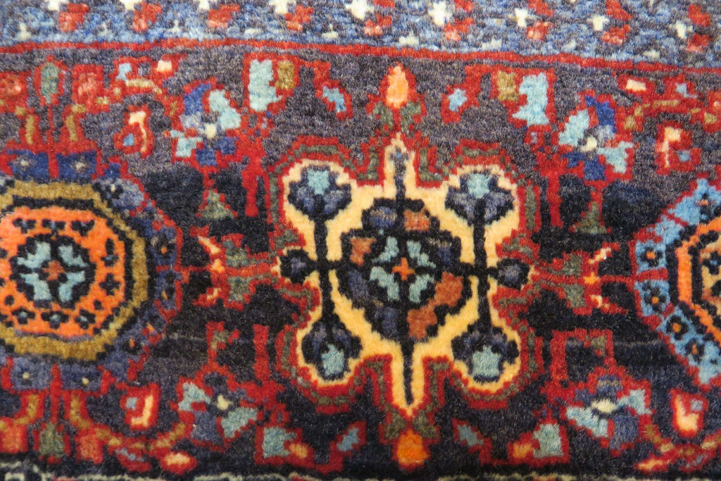 3' 7" x 6' 9" Vintage Zanjan Rug image 7