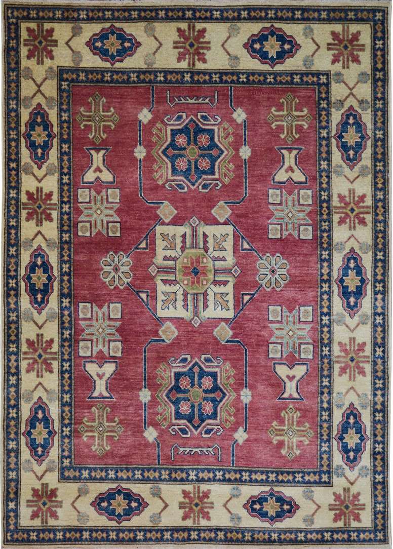 6' 6" x 9' 3" Pakistan Kazak Rug image 0