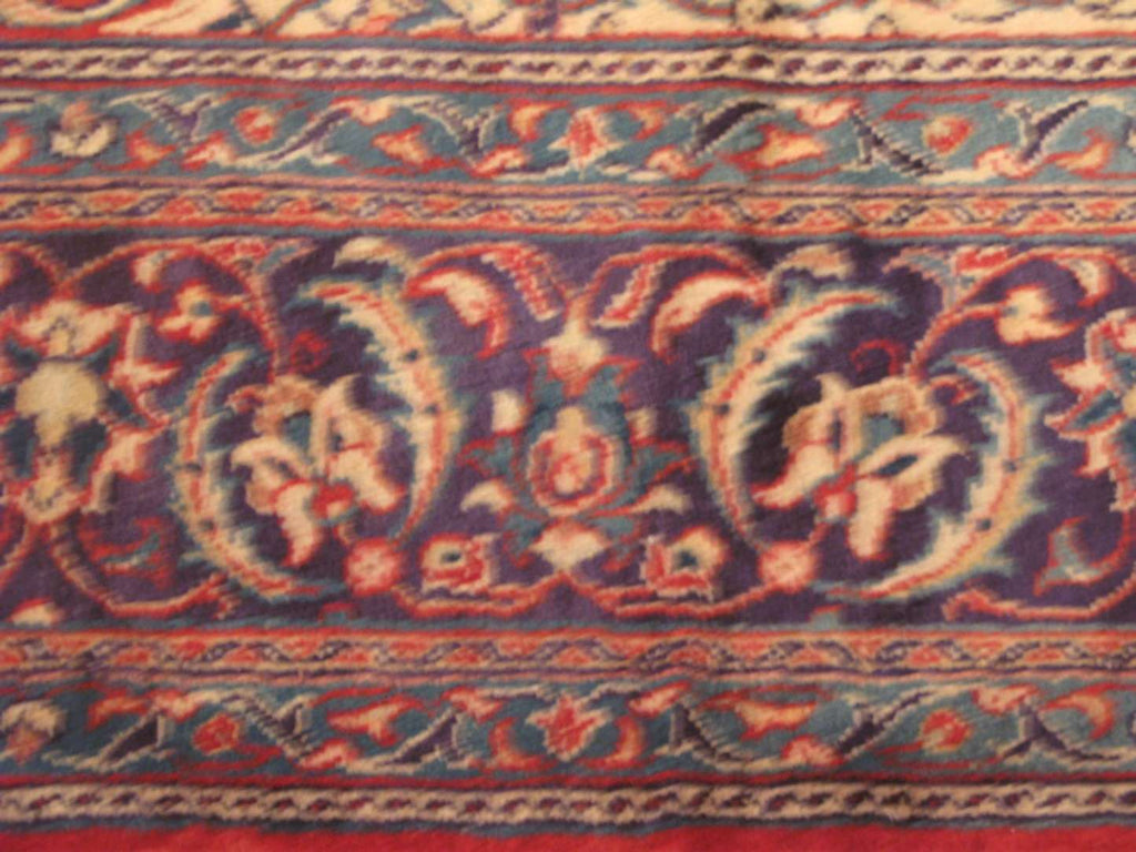9' 8" x 13' 1" Persian Sarouk Rug image 8