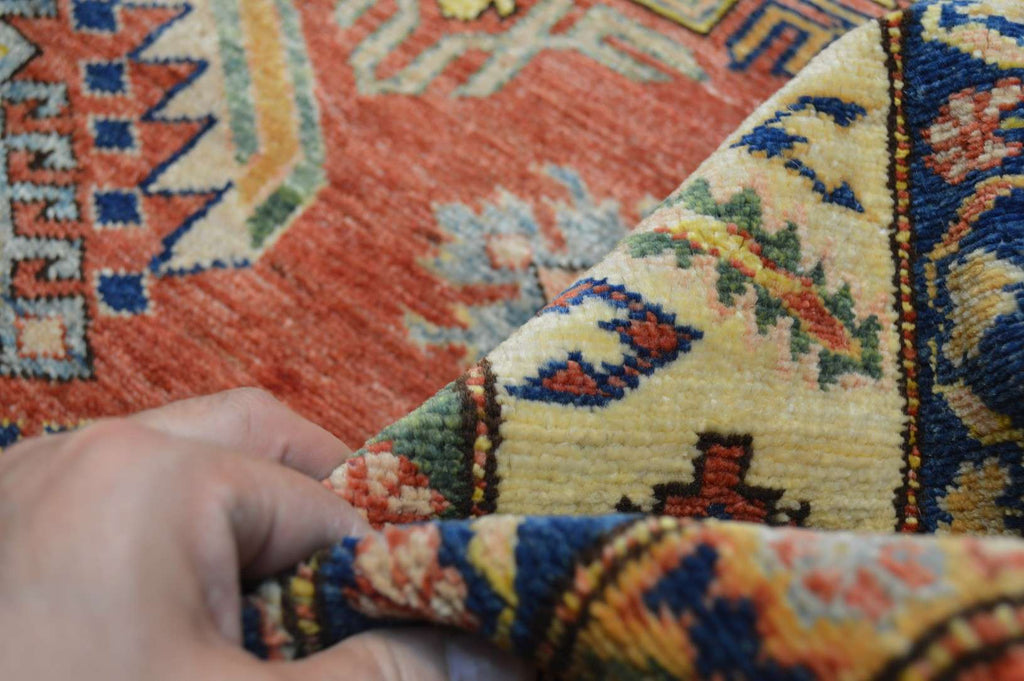 4' 8" x 6' 2" Pakistan Kazak Rug image 11