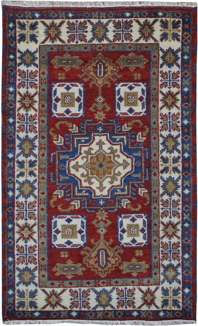 3' 0" x 5' 0" India Kazak Rug image 0