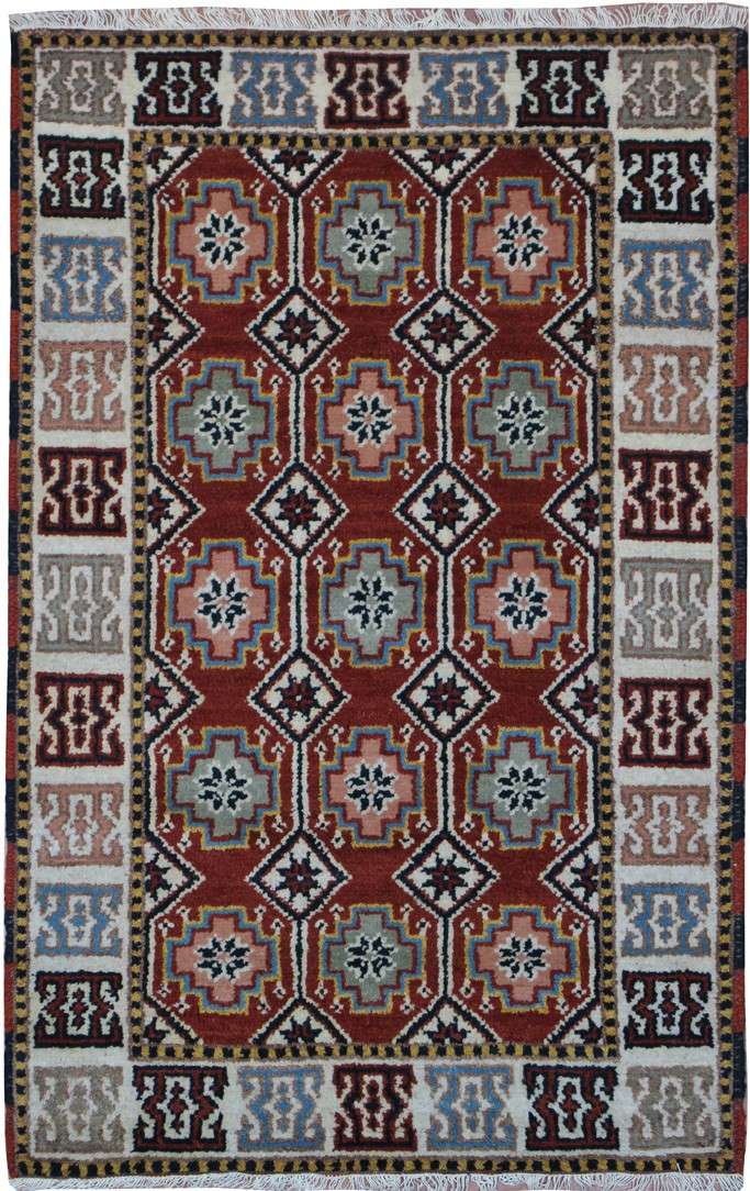 3' 0" x 5' 0" India Kazak Rug image 0