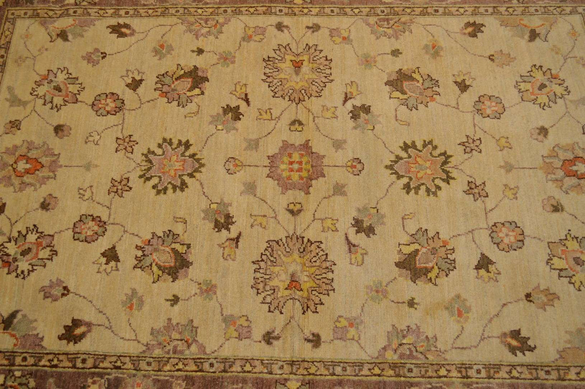 4' 0" x 5' 10" Pakistan Peshawar Rug image 7