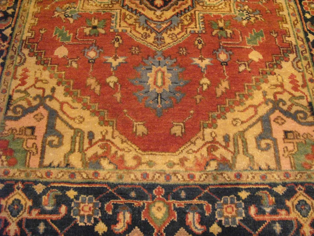 4' 0" x 6' 1" India Serapi Rug image 8