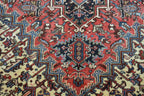 7' 4" x 8' 7" Persian Heriz Rug image 9