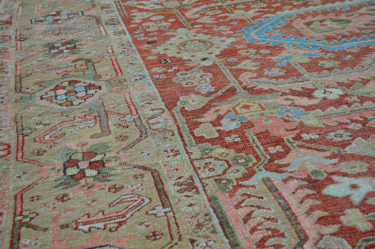7' 7" x 11' 0" Persian Serapi Rug image 4
