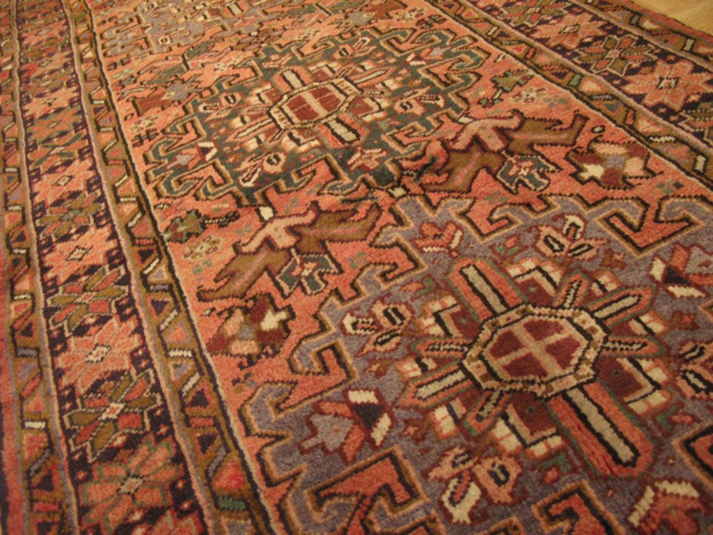 3' 6" x 10' 5" Persian Heriz Runner image 4