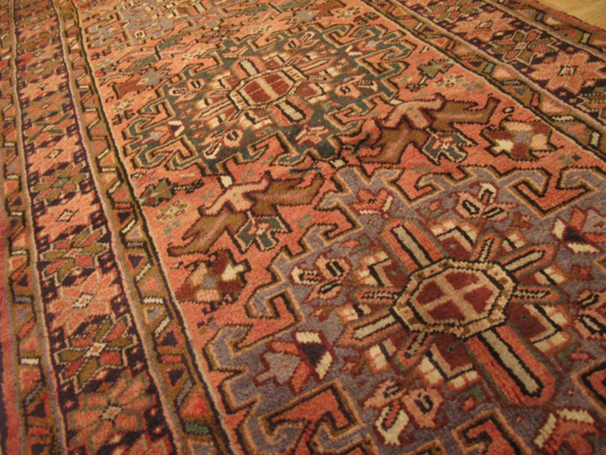 3' 6" x 10' 5" Persian Heriz Runner image 4