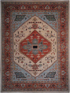 9' 1" x 12' 0" Pakistan Serapi Rug image 0
