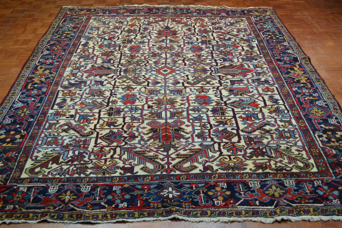 8' 2" x 10' 5" Persian Heriz Rug image 1