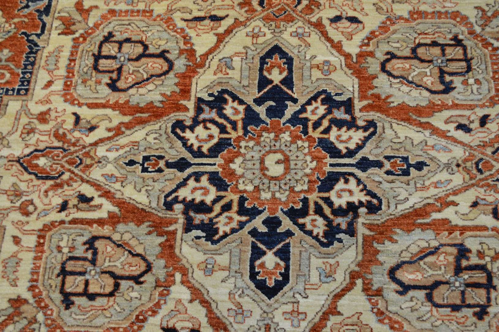 8' 0" x 9' 8" Pakistan Serapi Rug image 7