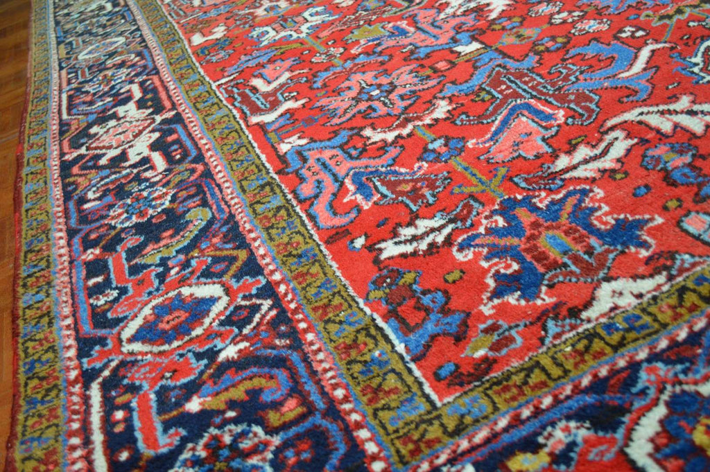 7' 8" x 10' 3" Persian Heriz Rug image 4