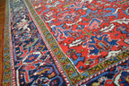 7' 8" x 10' 3" Persian Heriz Rug image 4