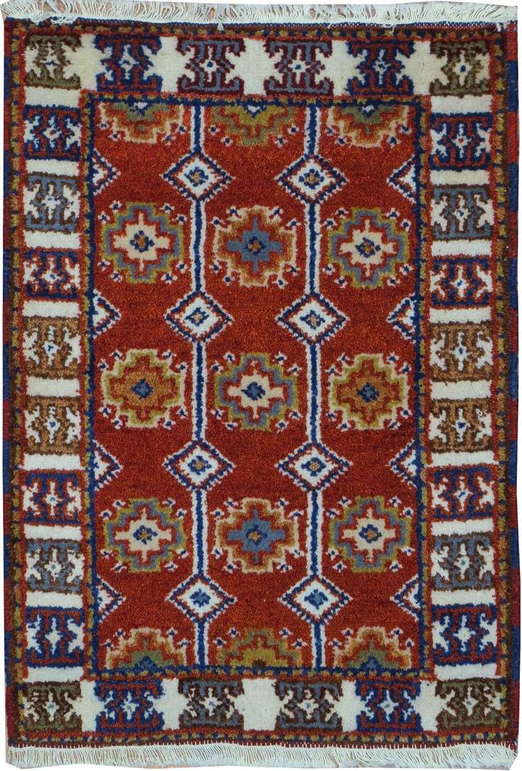 2' 0" x 3' 0" India Kazak Rug image 0
