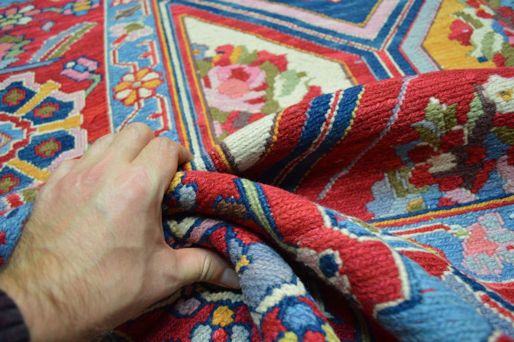 8' 5" x 11' 7" India Soumak Rug image 11