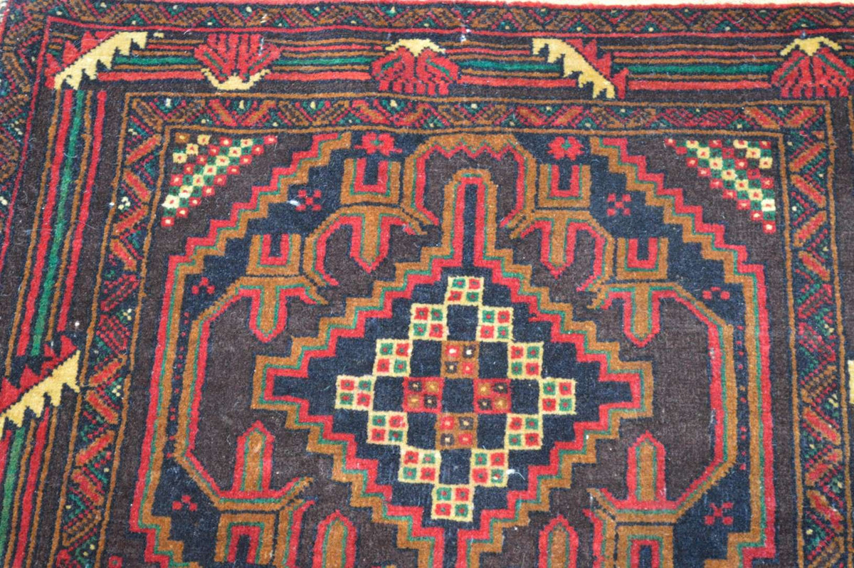 2' 8" x 4' 2" Afghanistan Belouch Rug image 8