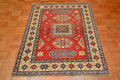 3' 6" x 4' 9" Pakistan Kazak Rug image 6