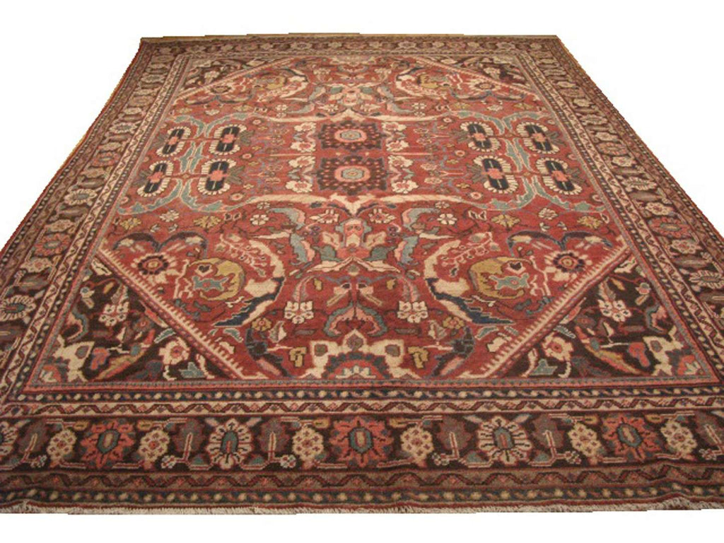 8' 8" x 12' 7" Vintage Sultanabad Rug image 0