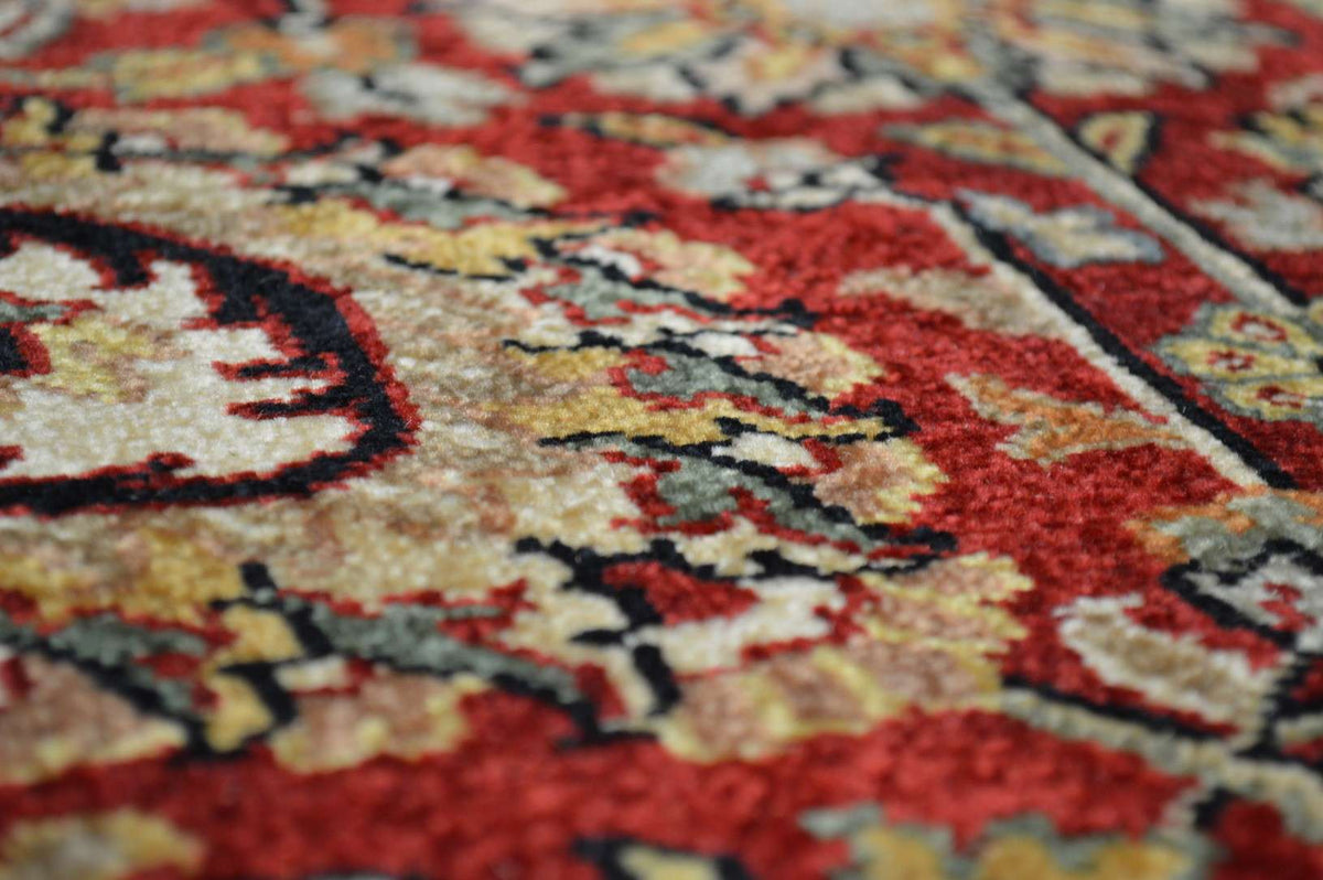 6' 1" x 9' 3" India Agra Rug image 1