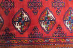 4' 9" x 5' 6" Persian Turkeman Rug image 5