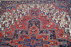 8' 6" x 10' 3" Persian Heriz Rug image 2