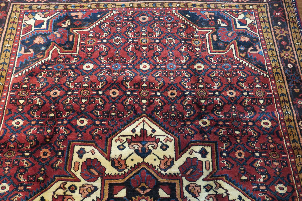 5' 1" x 7' 3" Persian Hamadan Rug image 4