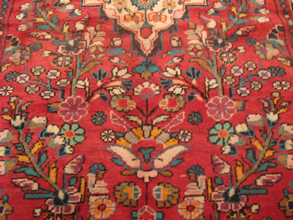 3' 6" x 10' 3" Vintage Hosseinabad Runner image 5
