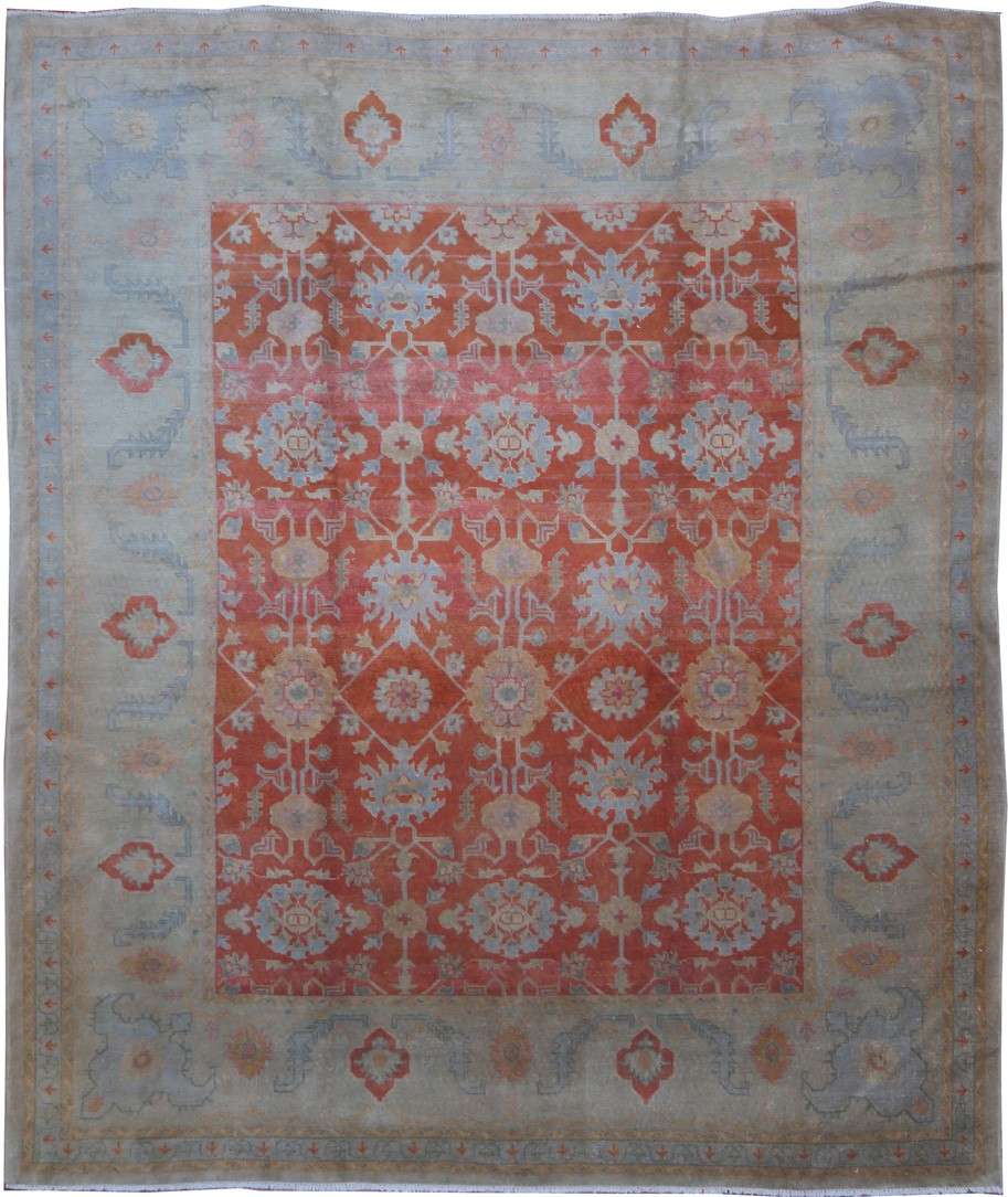 8' 9" x 10' 4" Turkish Oushak Rug image 0