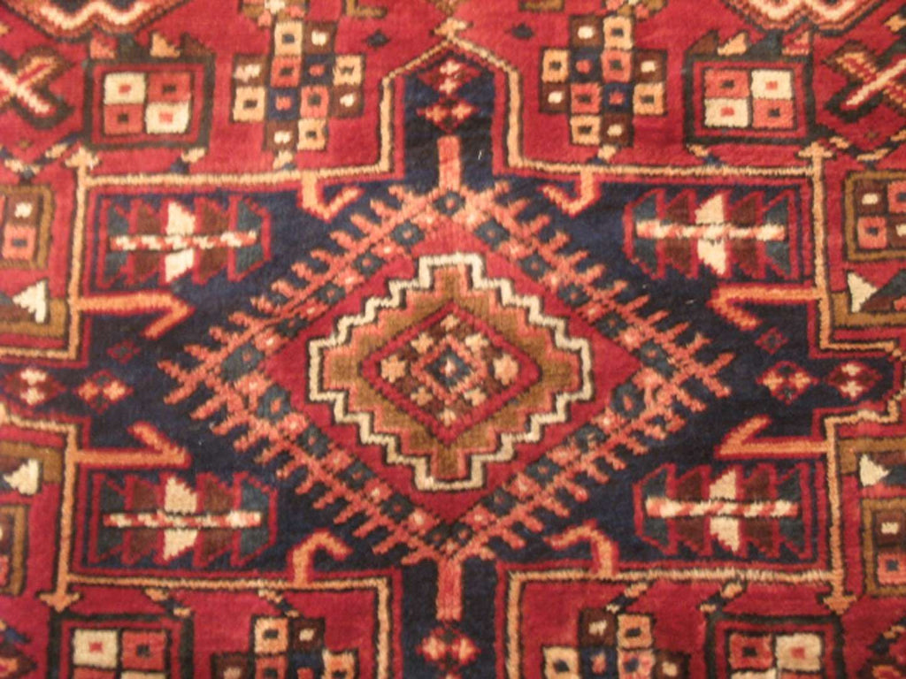 3' 7" x 11' 0" Persian Heriz Runner image 4