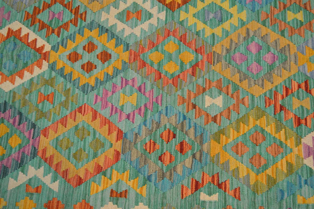 6' 6" x 9' 5" India Kilim Rug image 12