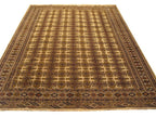 7' 2" x 9' 4" Persian Turkmen Rug image 0