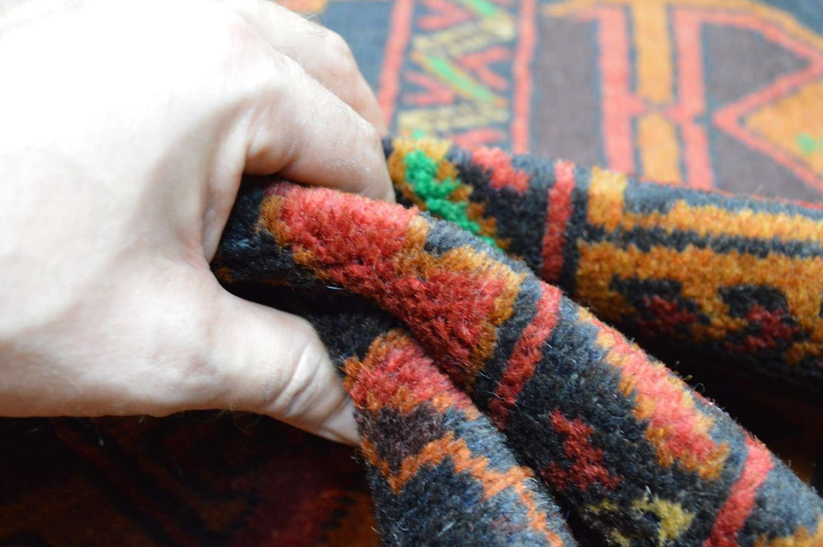 3' 6" x 6' 7" Afghanistan Belouch Rug image 4
