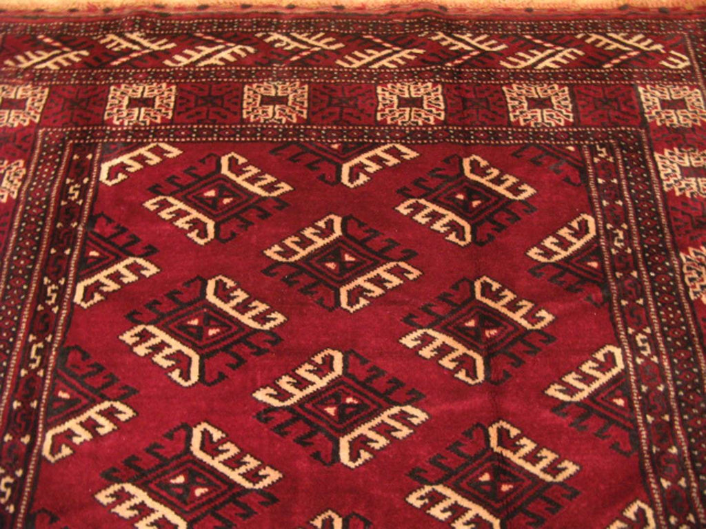 4' 3" x 6' 4" Persian Turkmen Rug image 5