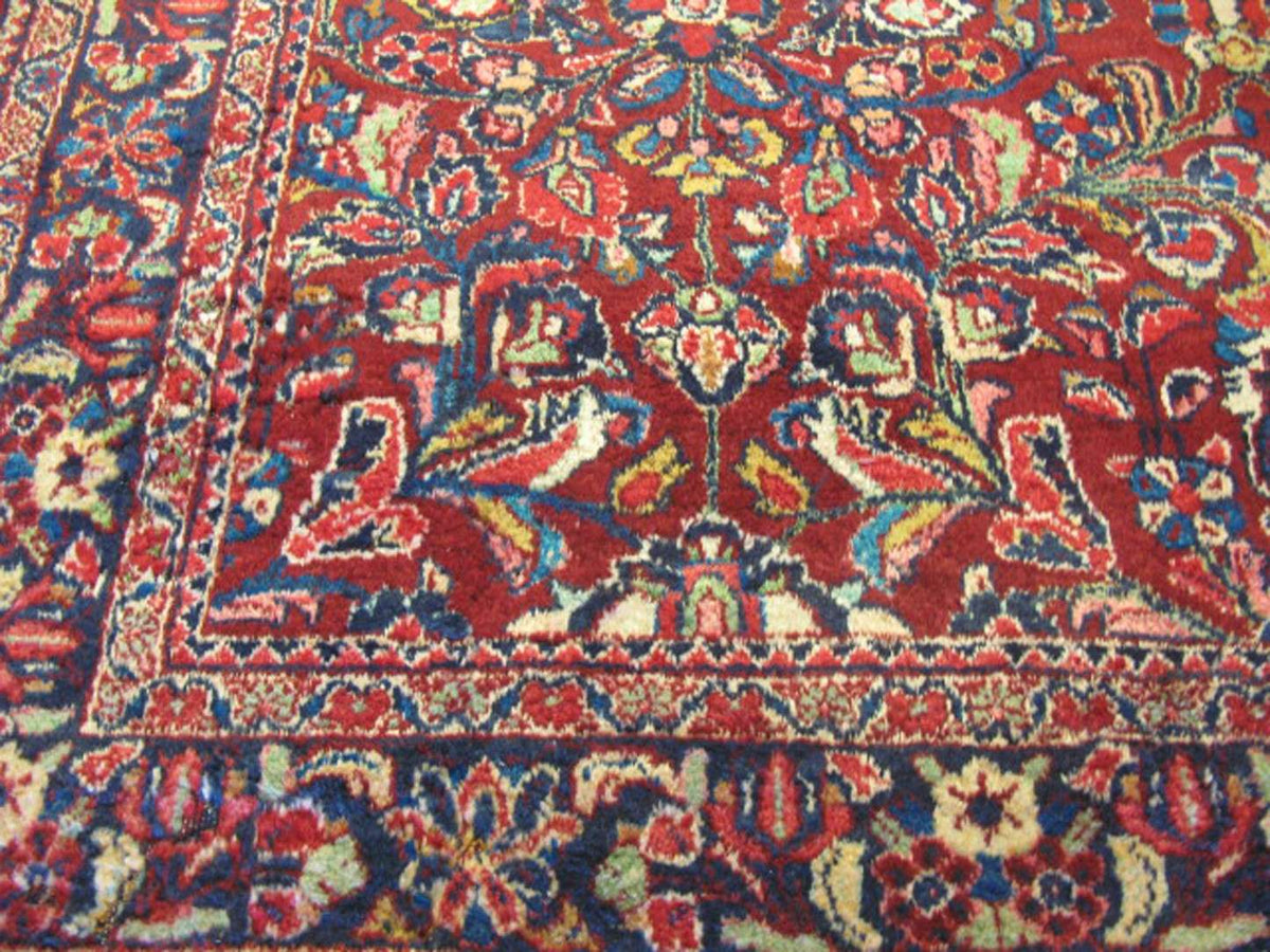 7' 5" x 10' 0" Persian Sarouk Rug image 10