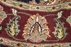 5' 3" x 5' 3" India Agra Round Rug image 5