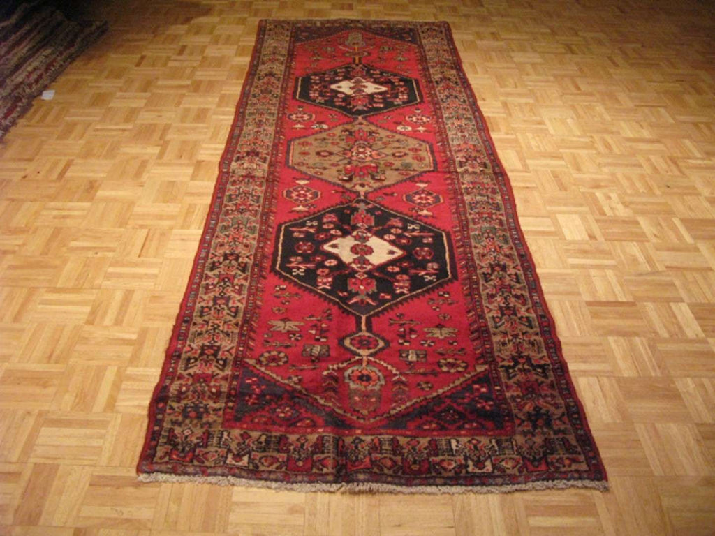 3' 5" x 10' 2" Persian Hamadan Runner image 1