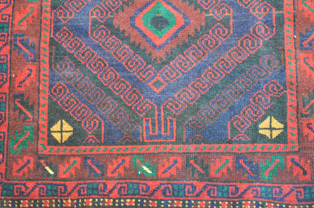 2' 9" x 4' 3" Afghanistan Belouch Rug image 2