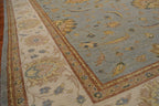 9' 2" x 12' 6" Pakistan Oushak Rug image 6