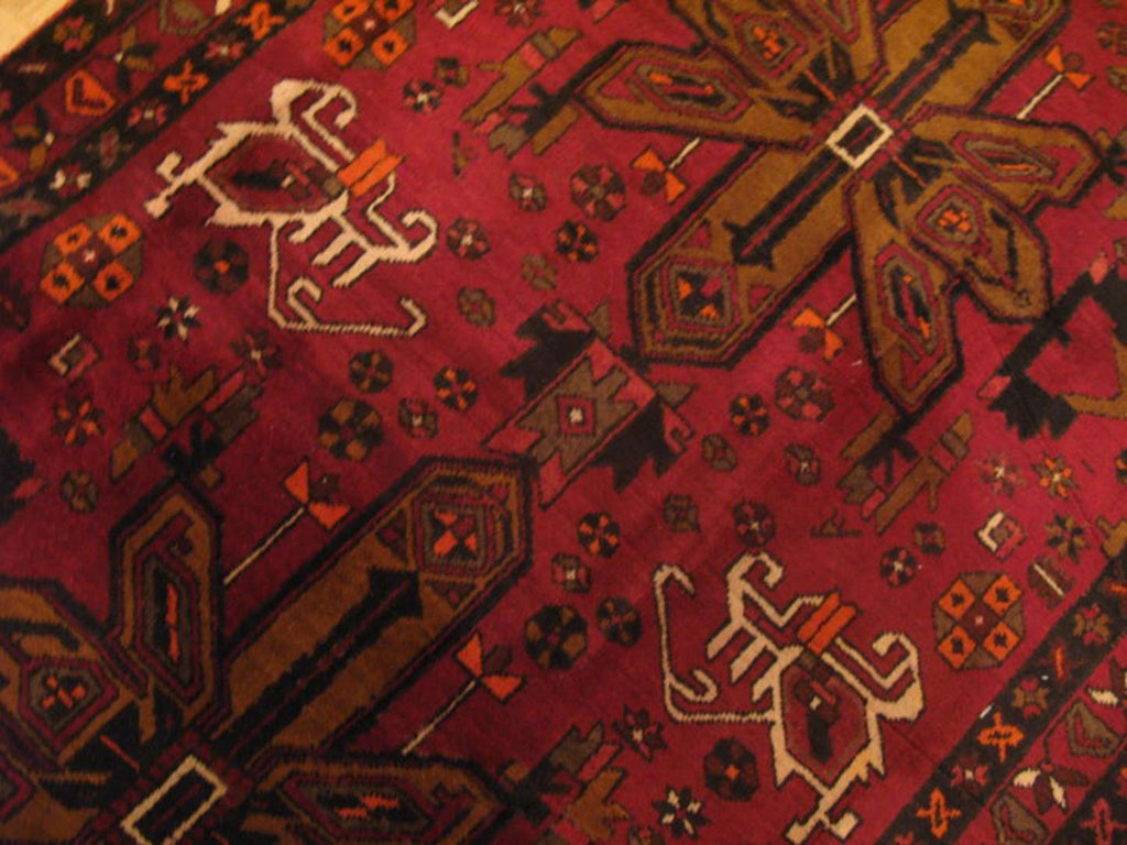 4' 6" x 14' 4" Persian Heriz Runner image 8