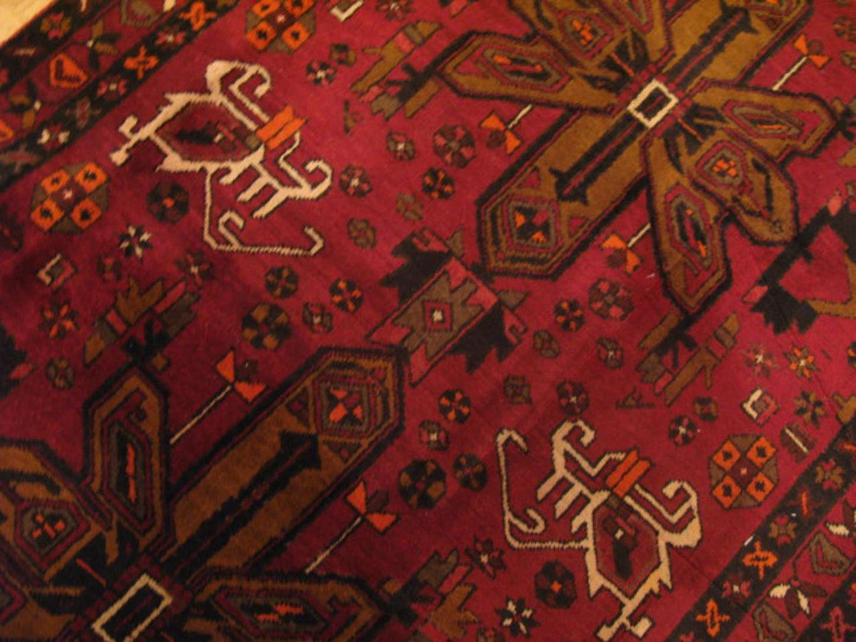 4' 6" x 14' 4" Persian Heriz Runner image 8