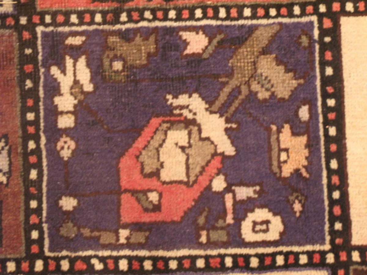 6' 9" x 9' 7" Persian Bakhtiari Rug image 9