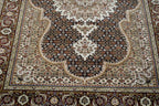 4' 2" x 6' 2" India Bijar Rug image 5