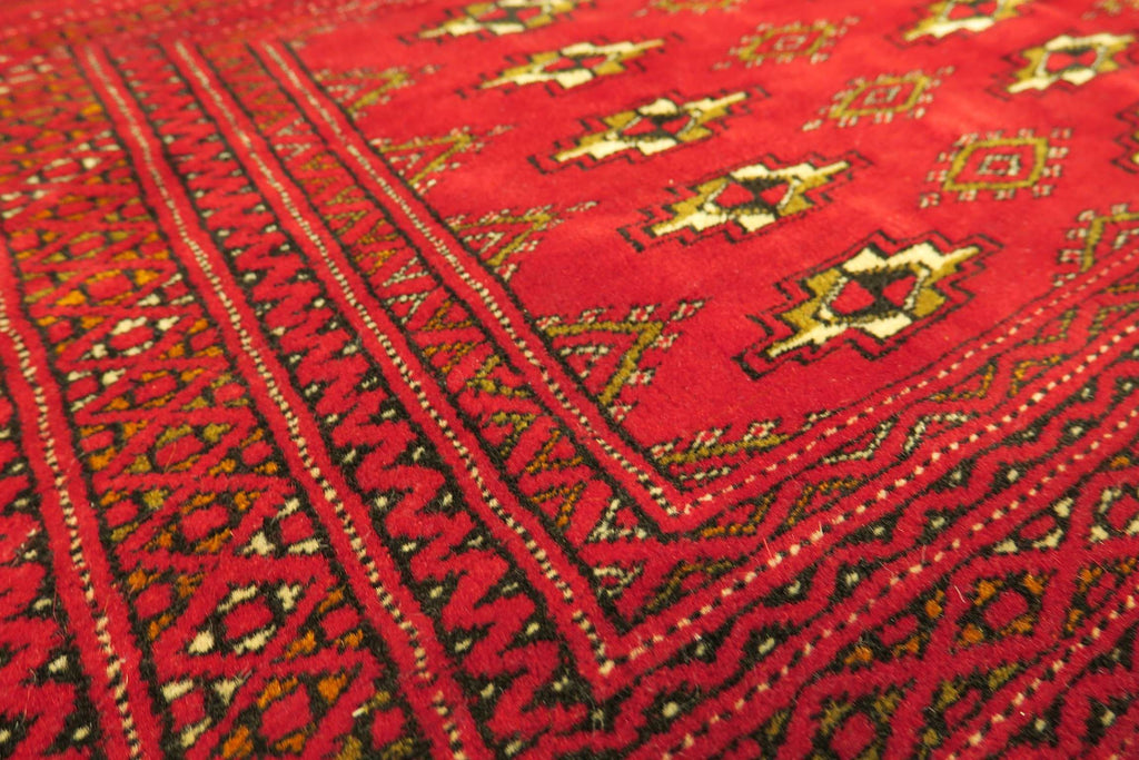 1' 9" x 4' 3" Vintage Turkeman Rug image 1