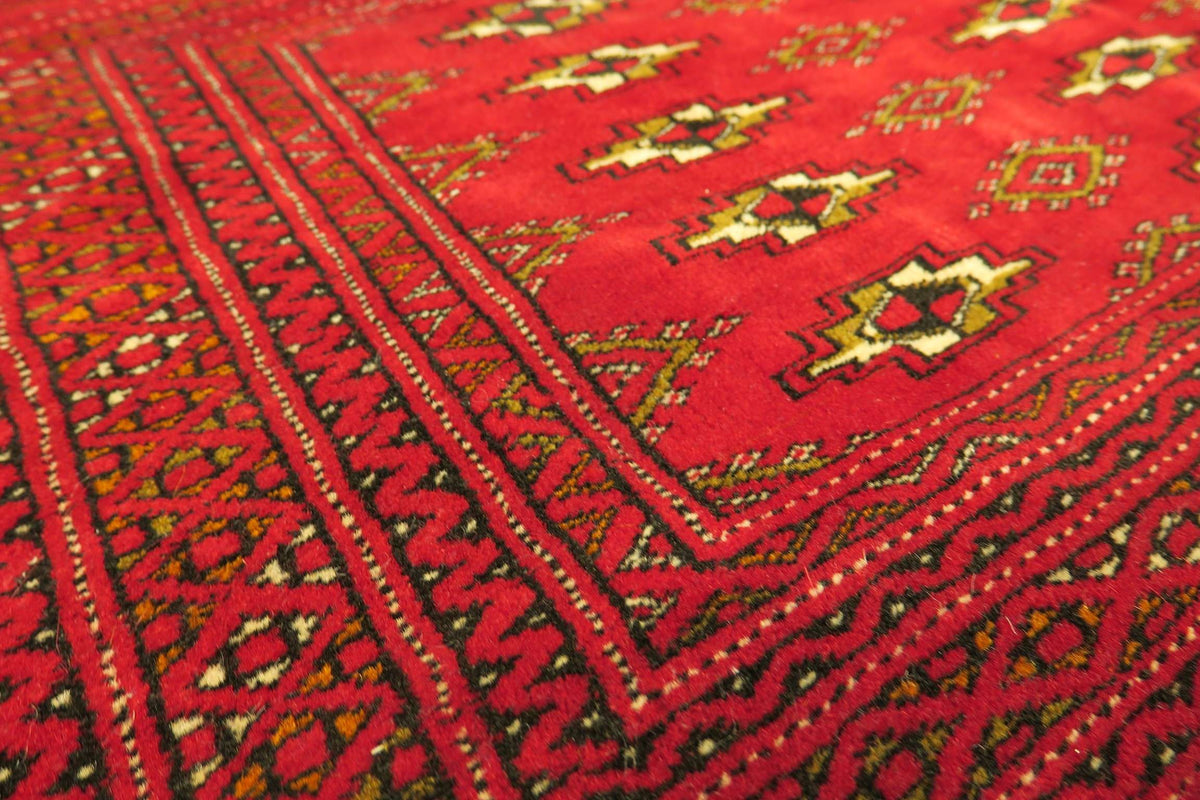 1' 9" x 4' 3" Vintage Turkeman Rug image 1