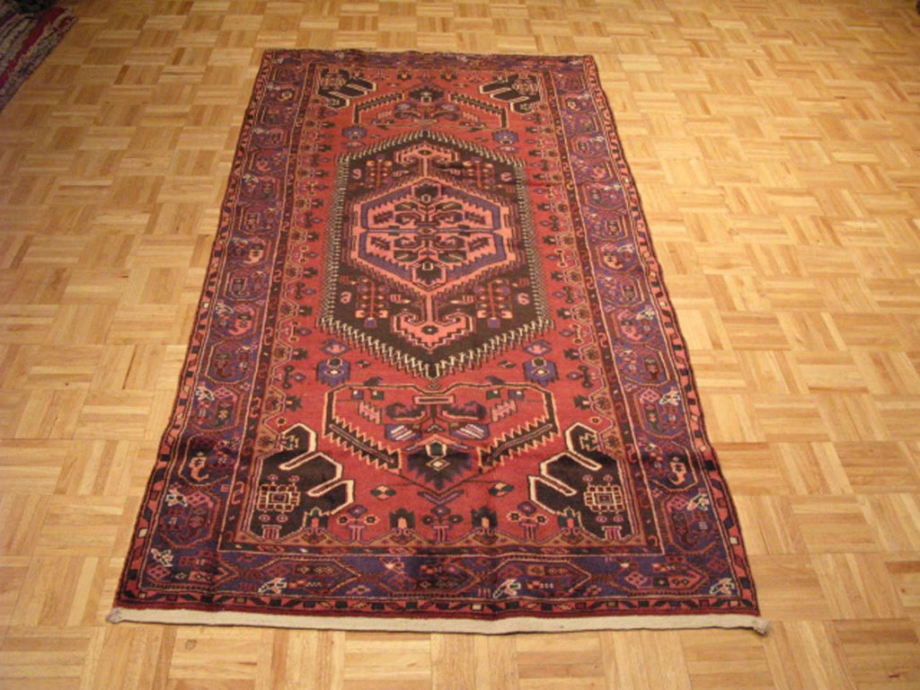 4' 0" x 8' 0" Persian Zanjan Rug image 1