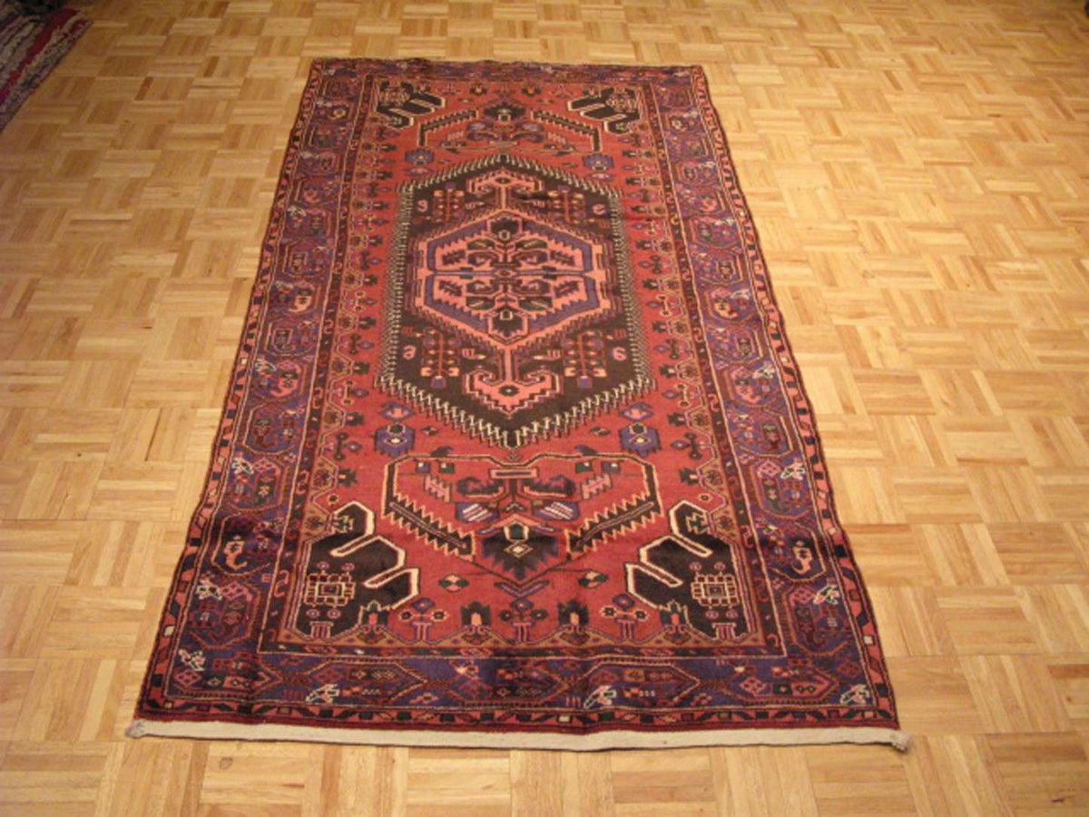 4' 0" x 8' 0" Persian Zanjan Rug image 1