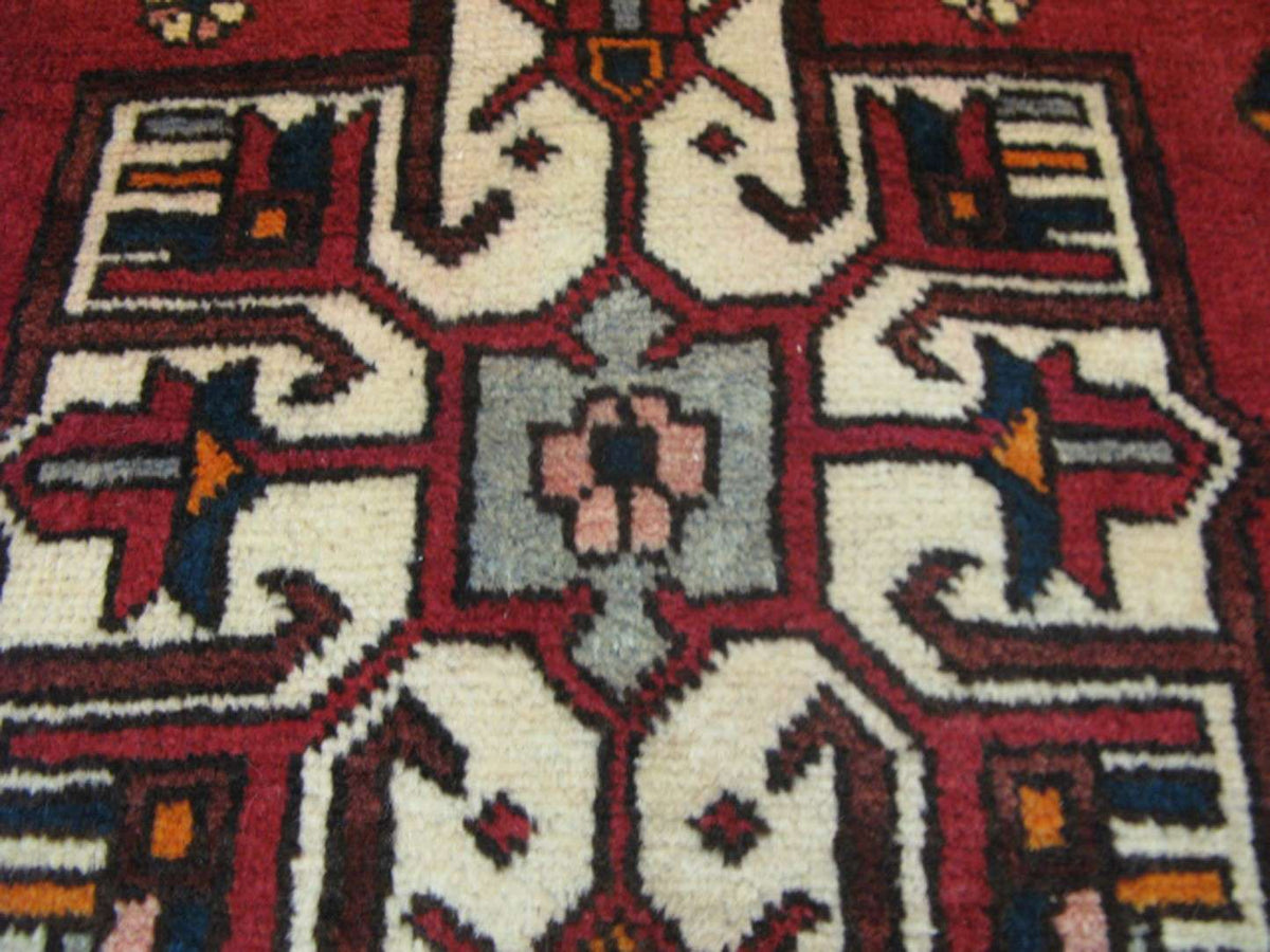 3' 5" x 10' 6" Persian Heriz Runner image 4