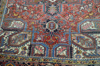 8' 3" x 10' 3" Persian Heriz Rug image 2